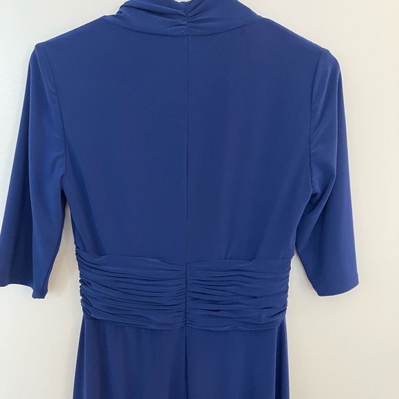 Evan Picone royal blue dress - Picture 6 of 8